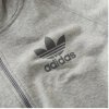 Adidas bluza rozpinana z kapturem szara męska